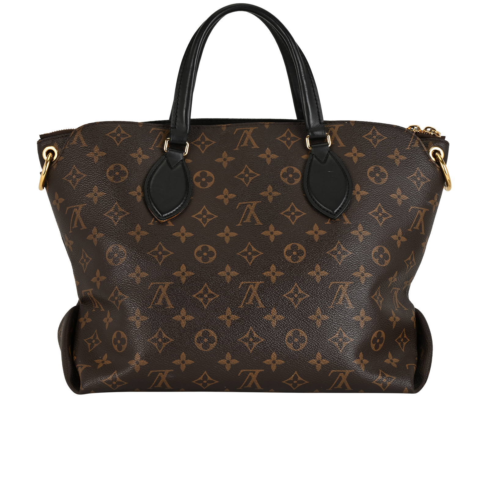 Flower Tote, &pound;520, Handbags, Brown, Canvas, Back view